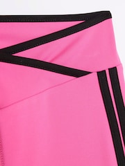 River Island Pink Girls 100% Cotton Active Cheer Kickflare Top And Joggers Set - Image 5 of 5