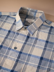 Neutral/Navy Check - Srajca s kratkimi rokavi z vzorcem - Slika 2 iz 3