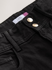 Black High Rise Stretch Flare Jeans - Image 3 of 4