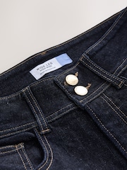 Rinse Blue High Rise Stretch Wide Leg Jeans - Image 3 of 4