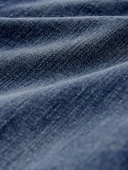 Dark Blue High Rise Stretch Wide Leg Jeans - Image 3 of 4