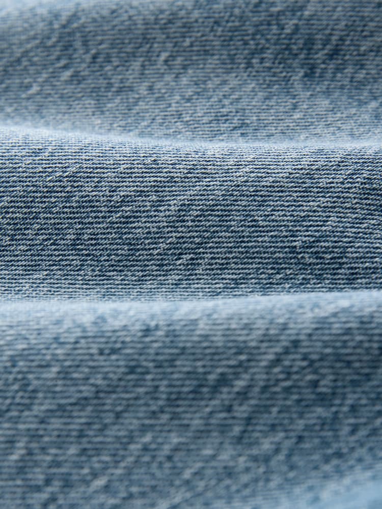 Mid Blue Hourglass Comfort Stretch Column Mom Jeans - Image 9 of 9