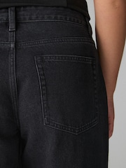 Washed Black Hourglass Baggy Wide Leg Jeans - Image 4 of 4