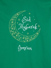 Personalised Girls Eid 100% Cotton T-Shirt by Stitch Style - Image 4 of 4
