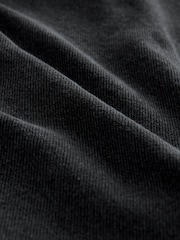 Black Mini Hourglass Denim Skirt - Image 2 of 3