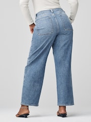 Mid Blue Hourglass Ankle Straight Carpenter Jeans - Image 5 of 9
