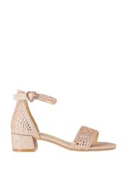 Angels Face Gold Erin Crystal Sandals - Image 1 of 3