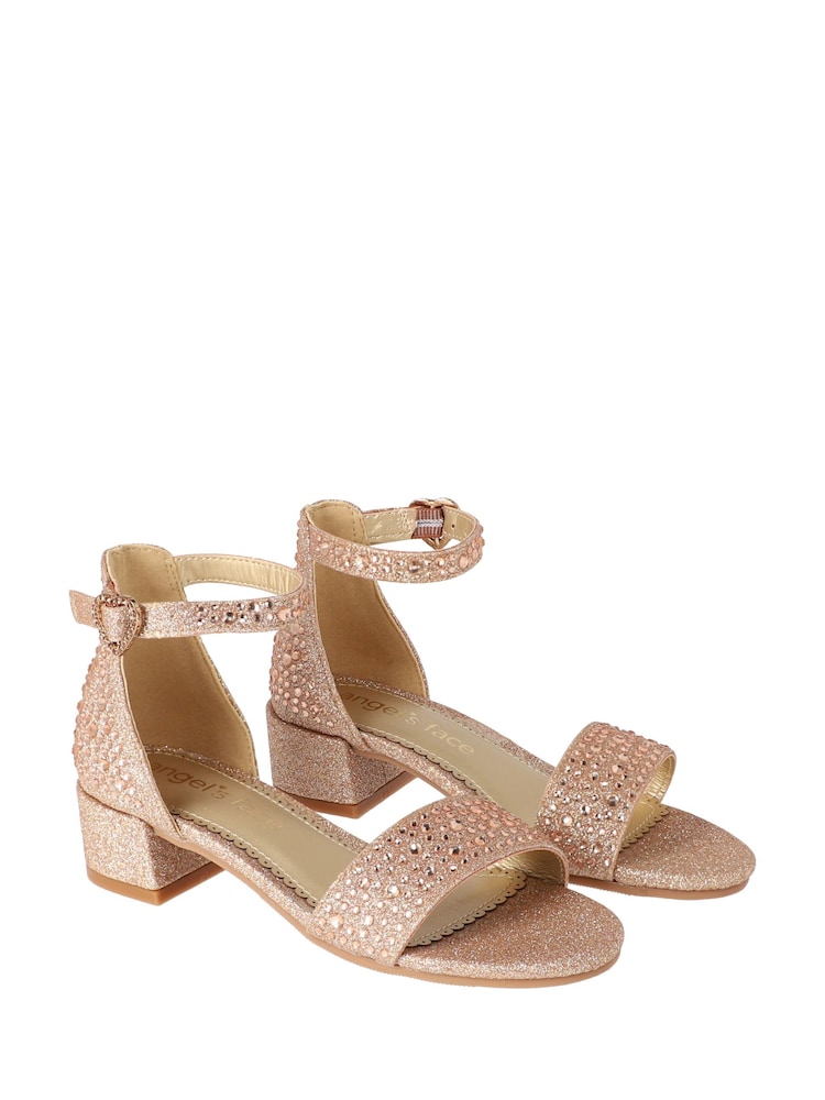 Angels Face Gold Erin Crystal Sandals - Image 2 of 3