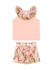 Angels Face Pink Lucile Primrose Top & Short Set - Image 2 of 3
