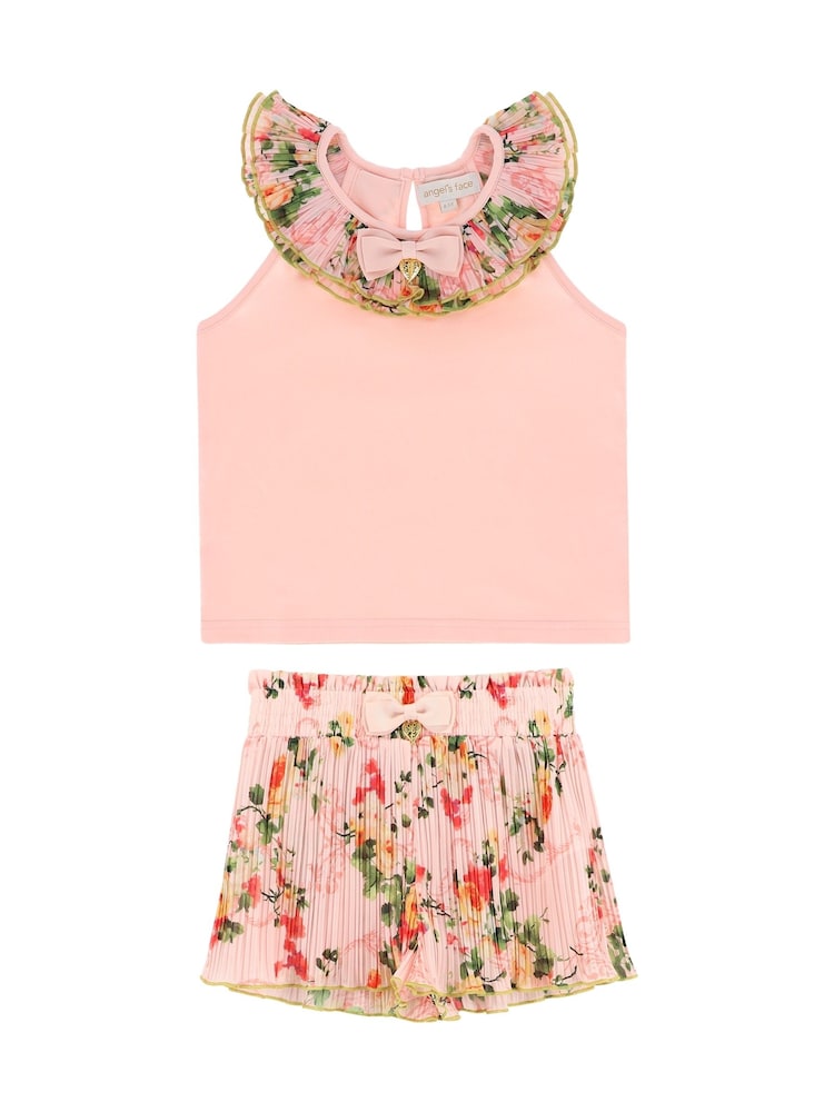 Angels Face Pink Lucile Primrose Top & Short Set - Image 2 of 3
