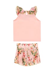 Angels Face Pink Lucile Primrose Top & Short Set - Image 3 of 3
