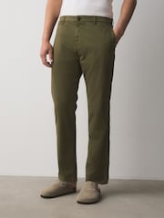 Khaki Green Regular fit Chino - Image 3 of 6
