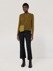 Jigsaw Purple Ines Kick Flare Jeans - Image 3 of 4