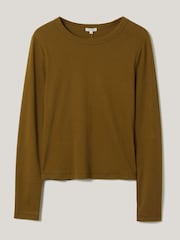 Jigsaw Green Long Sleeve Fine Cotton Baby T-Shirt - Image 5 of 5