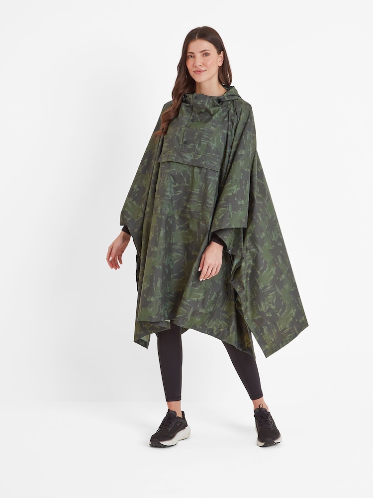 Tog 24 Green Drench Unisex Poncho Ultra-Marine Blue - Image 2 of 7
