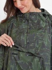 Tog 24 Green Drench Unisex Poncho Ultra-Marine Blue - Image 5 of 7