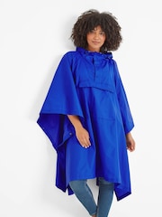 Tog 24 Blue Drench Unisex Poncho Ultra-Marine Blue - Image 3 of 7