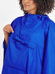 Tog 24 Blue Drench Unisex Poncho Ultra-Marine Blue - Image 4 of 7