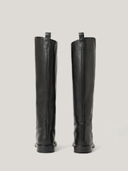 Jigsaw Black Heritage Leather Riding Boots - Image 3 of 6