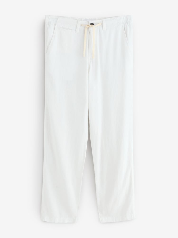 Weiß - Threadbare Hose aus Leinenmischung - Bild 5 von 5 Weiß - Threadbare Hose aus Leinenmischung - Bild 5 von 5