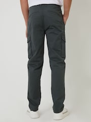 Threadbare Grey Cargo Style Trousers - Image 2 of 4