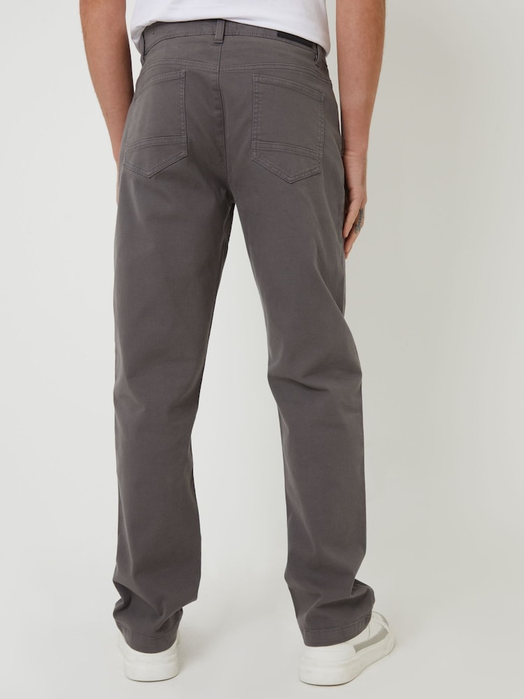 Grau - Threadbare Straight Leg Jeans With Stretch - Bild 2 von 5