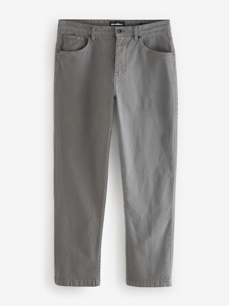 Grau - Threadbare Straight Leg Jeans With Stretch - Bild 5 von 5