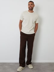 Threadbare Linen Blend Baggy Trousers - Imagen 3 de 4
