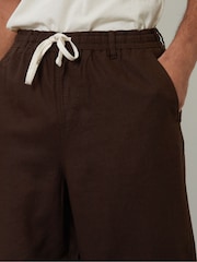 Threadbare Linen Blend Baggy Trousers - Imagen 4 de 4