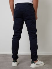 Threadbare Blue Jogger Style Drawcord Trousers - Image 2 of 4