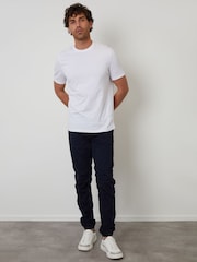 Threadbare Blue Jogger Style Drawcord Trousers - Image 3 of 4