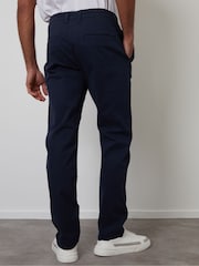 Threadbare Blue Relaxed Fit Stretch Chino Trousers - Image 2 of 5