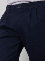 Threadbare Blue Relaxed Fit Stretch Chino Trousers - Image 4 of 5