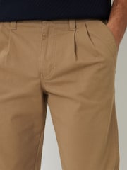 Threadbare Brown Relaxed Fit Stretch Chino Trousers - Image 4 of 4