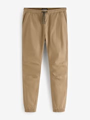 Threadbare Brown Jogger Style Drawcord Trousers - Image 5 of 5