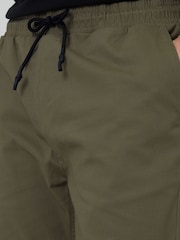Threadbare Khaki Jogger Style Drawcord Trousers - Image 4 of 5