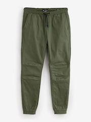 Threadbare Khaki Jogger Style Drawcord Trousers - Image 5 of 5