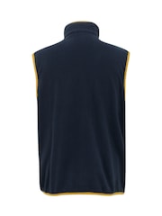 Regatta Dark Blue Mens Frankie Microfleece Body Warmer - Image 6 of 7