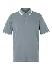 Grau - Regatta Mens Adryan Polo Shirt - Bild 5 von 7