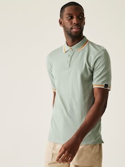 Regatta Green Mens Adryan Polo Shirt - Image 1 of 7