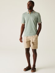 Regatta Green Mens Adryan Polo Shirt - Image 3 of 7