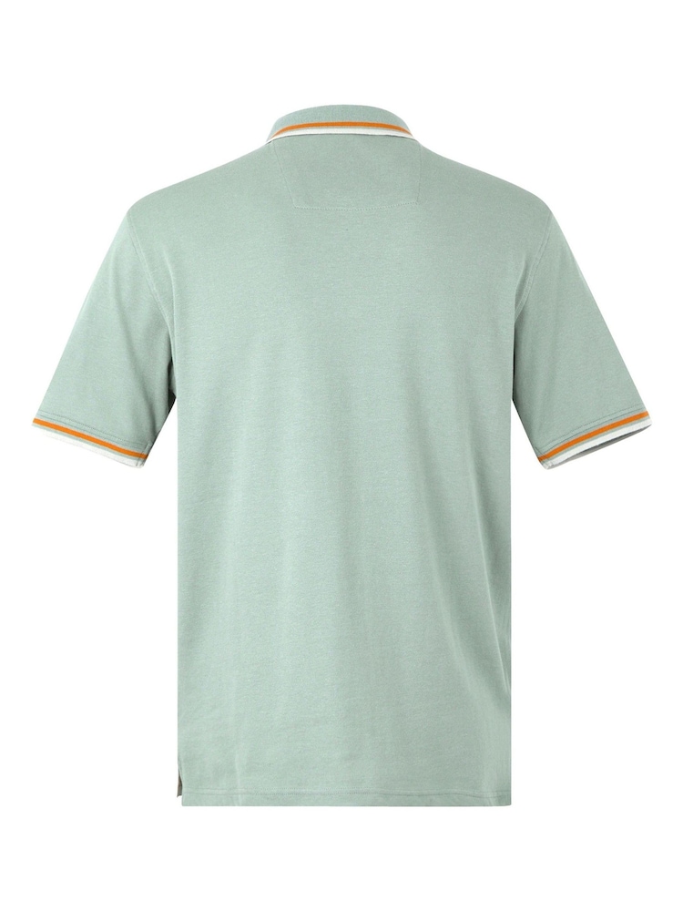 Regatta Green Mens Adryan Polo Shirt - Image 6 of 7