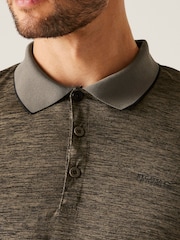 Темно-серый - Regatta Mens Remex II Jersey Polo Shirt - Image 4 of 7