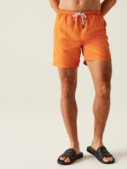 Regatta Orange Mens Mackleyna Swim Shorts - Image 1 of 7