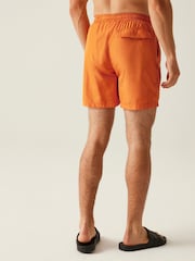 Regatta Orange Mens Mackleyna Swim Shorts - Image 2 of 7
