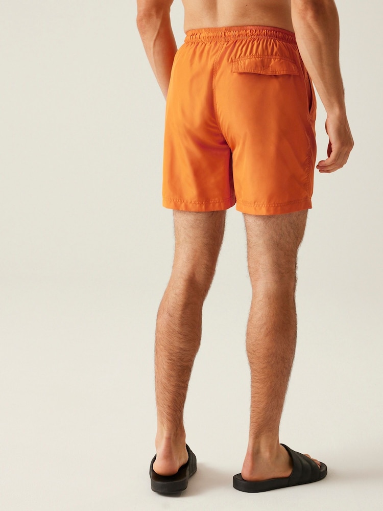 Regatta Orange Mens Mackleyna Swim Shorts - Image 2 of 7