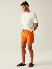 Regatta Orange Mens Mackleyna Swim Shorts - Image 3 of 7