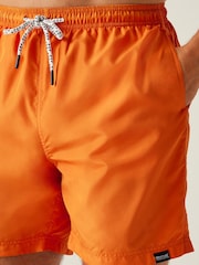Regatta Orange Mens Mackleyna Swim Shorts - Image 4 of 7