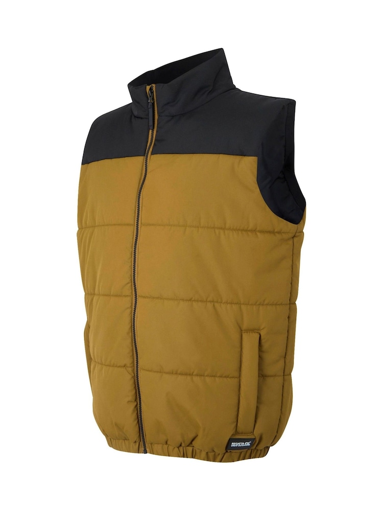 Regatta Yellow Mens Hawfinch II Padded Body Warmer - Image 6 of 6