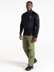 Dare 2b Mens Fuse Up II Lightweight Core Stretch Midlayer Black Fleece - Image 2 of 6